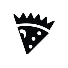 Pizza Slice Night Icon