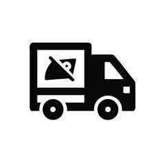 Delivery Truck with Iron Symbol