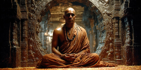 Mahavira in meditation showcasing the essence of Jain philosophy and spiritual leadership