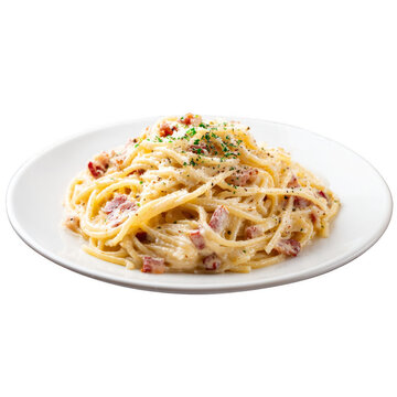 A plate of pasta with meat and cheese on top