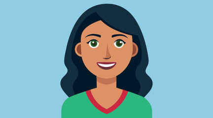 Cheerful Woman, Cartoon Character, Happy Expression, Animated Joy, Cartoon Art, Joyful Style, Smiling Portrait, Creative Illustration, Bright Character, Cartoon Smile

