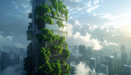 Eco-Friendly Skyscraper: A Vision of Sustainable Urban Living