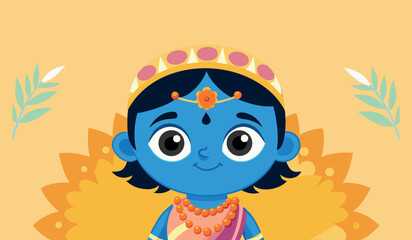 Cartoon Goddess Illustration – Indian Culture Cartoon Character, Ethnic Deity Cartoon Vector, Traditional Mythology Cartoon Design, Child Friendly Devotional Characters, Creative Goddess Drawing Clipa