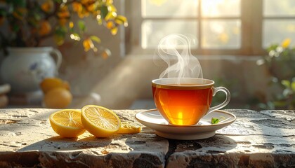 Warm Tea, Sunny Morning: A Perfect Start