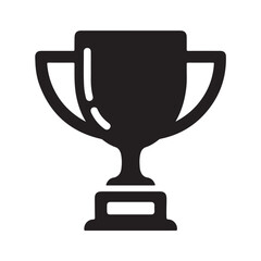 Elegant Black Trophy Cup for Awards and Recognition