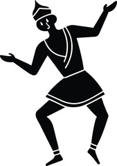 silhouette of a dancer