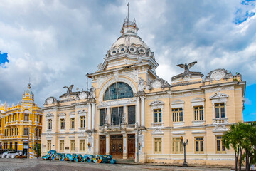 Altstadtviertel Pelourinho in  Salvador De Bahia, Brasilien