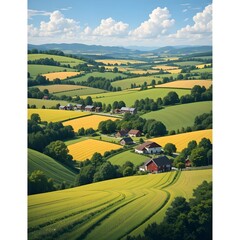 Fototapeta premium Rural Landscape