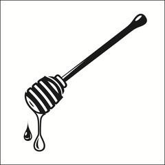 Honey dipper icon
