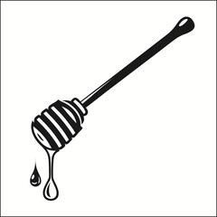 Honey dipper icon
