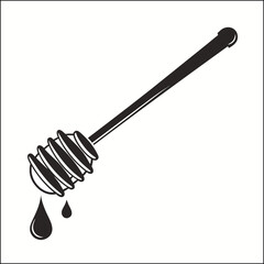 Honey dipper icon
