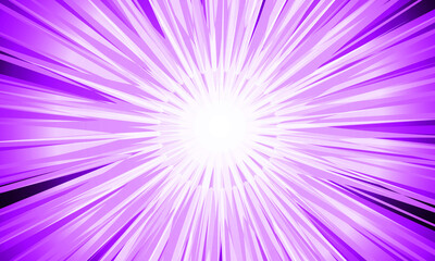 Obraz premium Purple radial burst shiny light effect background. Dynamic abstract purple burst background.