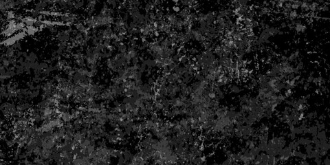 Dark charcoal grunge wall texture background. Dark black rough grunge surface with smoke edge. Black texture chalk board and black board. 
