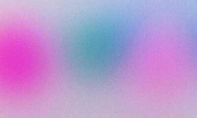 Abstract textured background with soft gradient noise of pink purple and teal hues