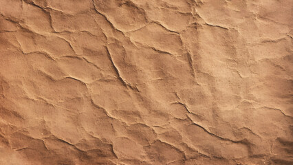 background of brown wrapped crumpled paper