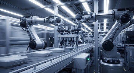 the engine of an industrial machine