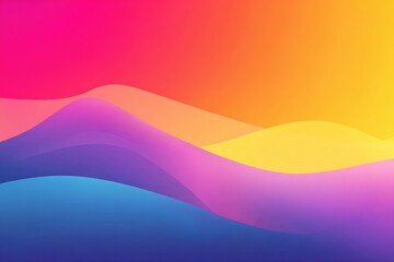 Abstract colorful wavy gradient background