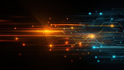 Abstract digital circuit board background