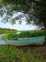 boat on the lake