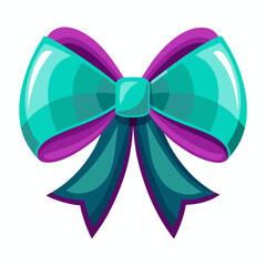 colorful ribbon bow