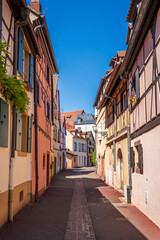 Charming Sunlit Streets of Colmar’s Historic Center