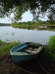 boat on the lake