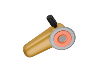 hand grinding icon 3d illustration render