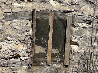 old window in anatolia