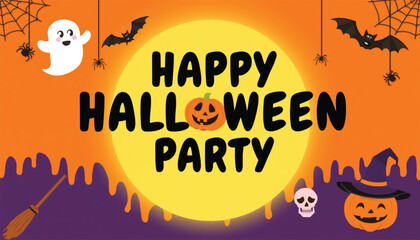 halloween background with pumpkin