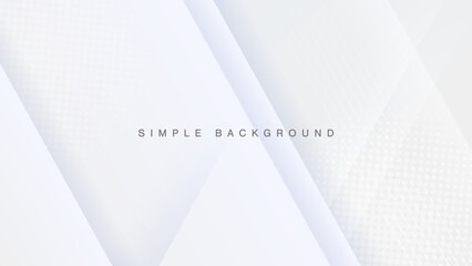 クリーンでミニマルなホワイトグレー背景ベクター
