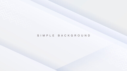 クリーンでミニマルなホワイトグレー背景ベクター
