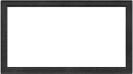 dunkler leerer Rahmen, 16 zu 9, aus zerkratztem Material