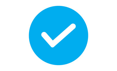 check mark inside open circle outline, flat PNG with transparent background for confirmation, verification, and approval 