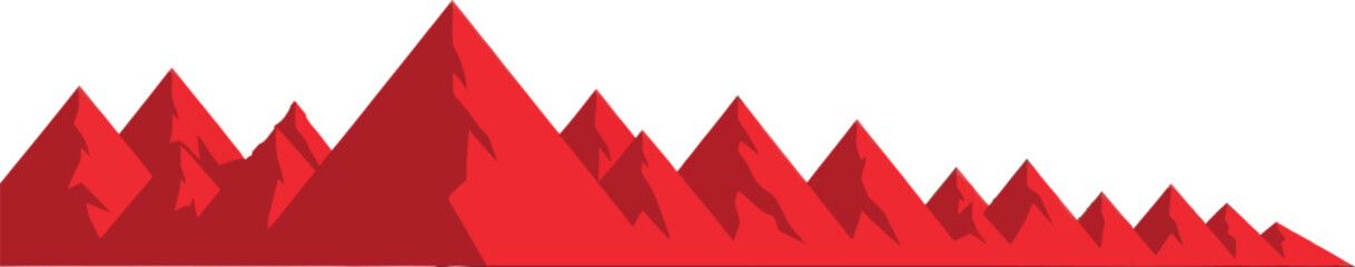 Red Mountain Range Graphic.