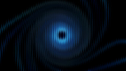 A deep mesmerizing vortex of blue drawing you into an unknown realm of cosmic wonder and intrigue with blurred motion