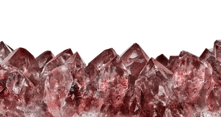 intense large light red crystals of ruby group