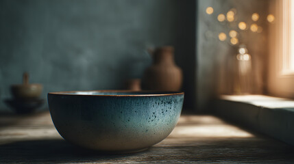 Blue Ceramic Bowl