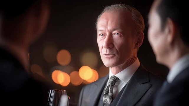 Business Elites Discuss Cooperation Prospects at Dinner