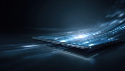 Digital tablet, abstract data flow