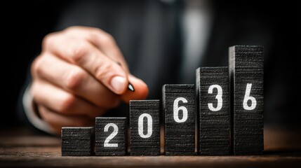 Businessman Plotting Strategies for Business Expansion Positive and ForwardLooking Concept, Ideal for Highimpact Marketing Campaigns.