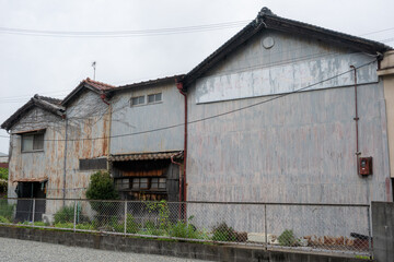 日本の兵庫県姫路市網干区の古くてとても美しい建物