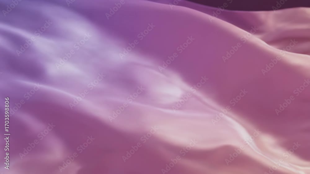 Wall mural abstract soft glow fabric subtly waves and billows like silk in a gentle breeze, creating a seamless