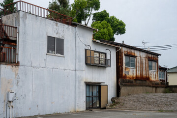 日本の兵庫県姫路市網干区の古くてとても美しい建物
