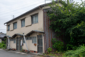 日本の兵庫県姫路市網干区の古くてとても美しい建物