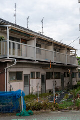 日本の兵庫県姫路市網干区の古くてとても美しい建物