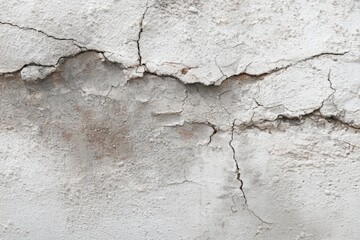 Obraz premium Cracked whitewashed wall (1)