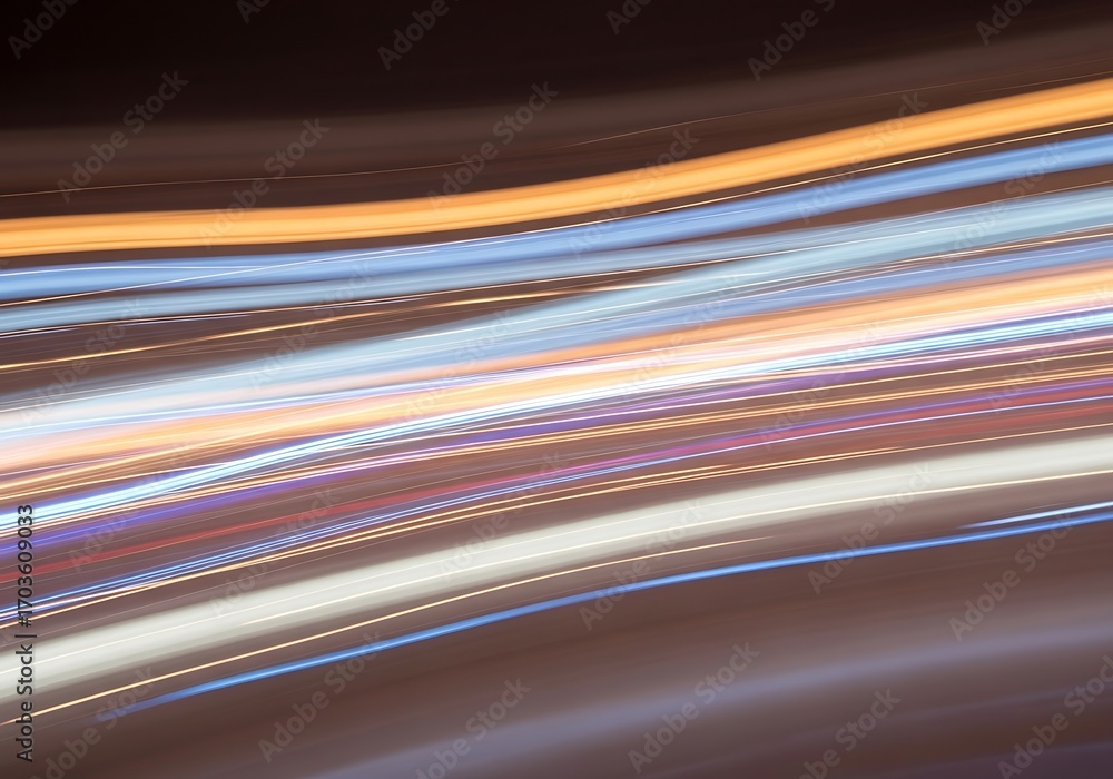 Poster abstract light streaks create a dynamic visual experience concept