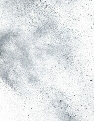 Grey Paint Splatter Grunge Texture on White Background for Abstract Design