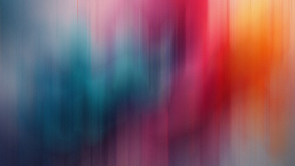 Abstract Vertical Color Streaks in Blue Pink and Orange background gradient