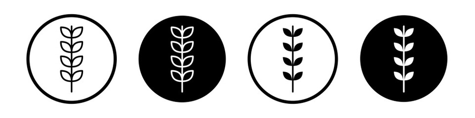 Malt icon collection in black and white filled and outlined style for web.